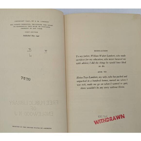 A Yankee Doctor In Paradise By S.M. Lambert, M.D. Vintage First Edition 1941 - Picture 9 of 16